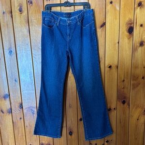 Classic Blue Women's Nicole Miller wide Leg Flare Jeans Sz 12